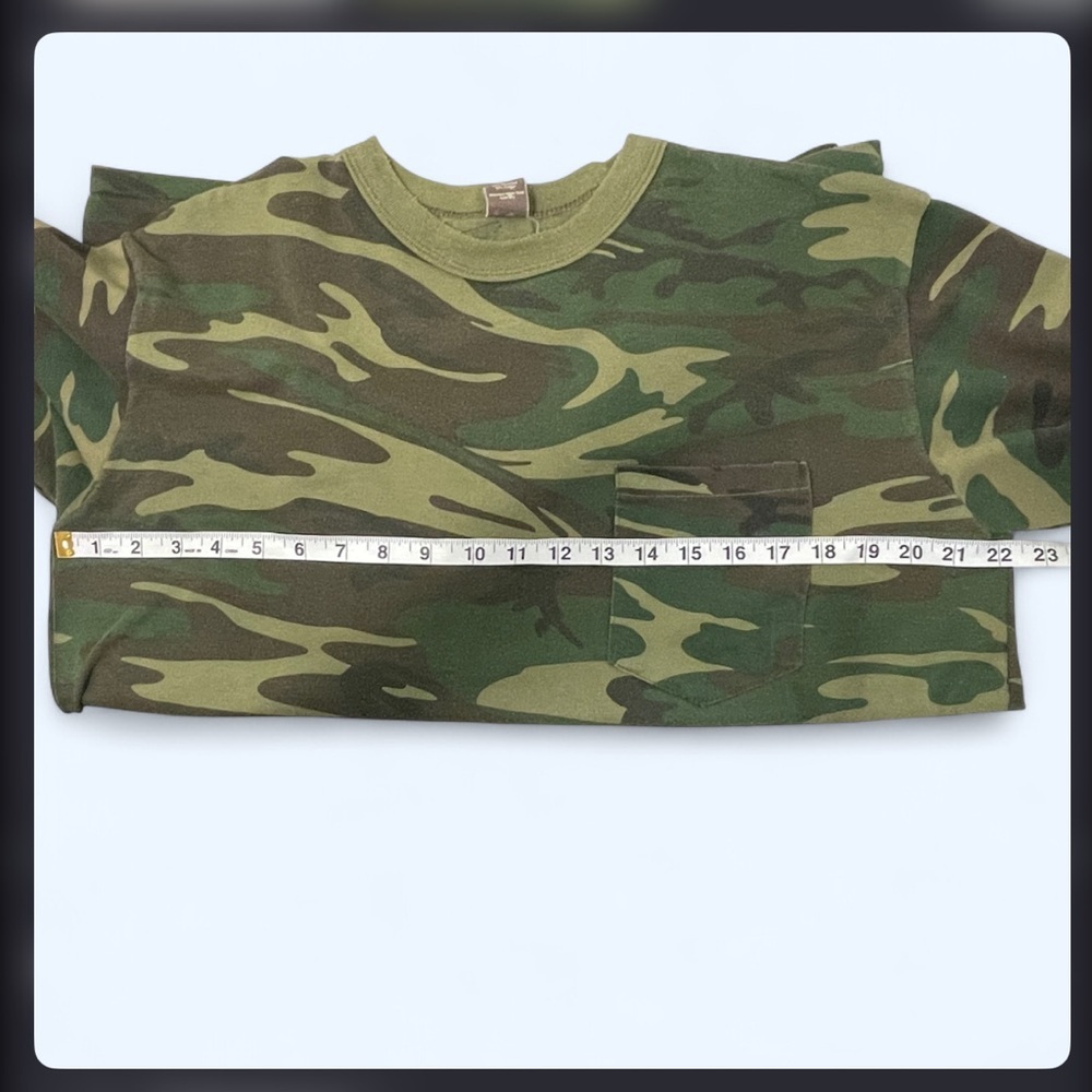 Vintage Ranger Camo Ringer Tee Shirt - Picture 8 of 9
